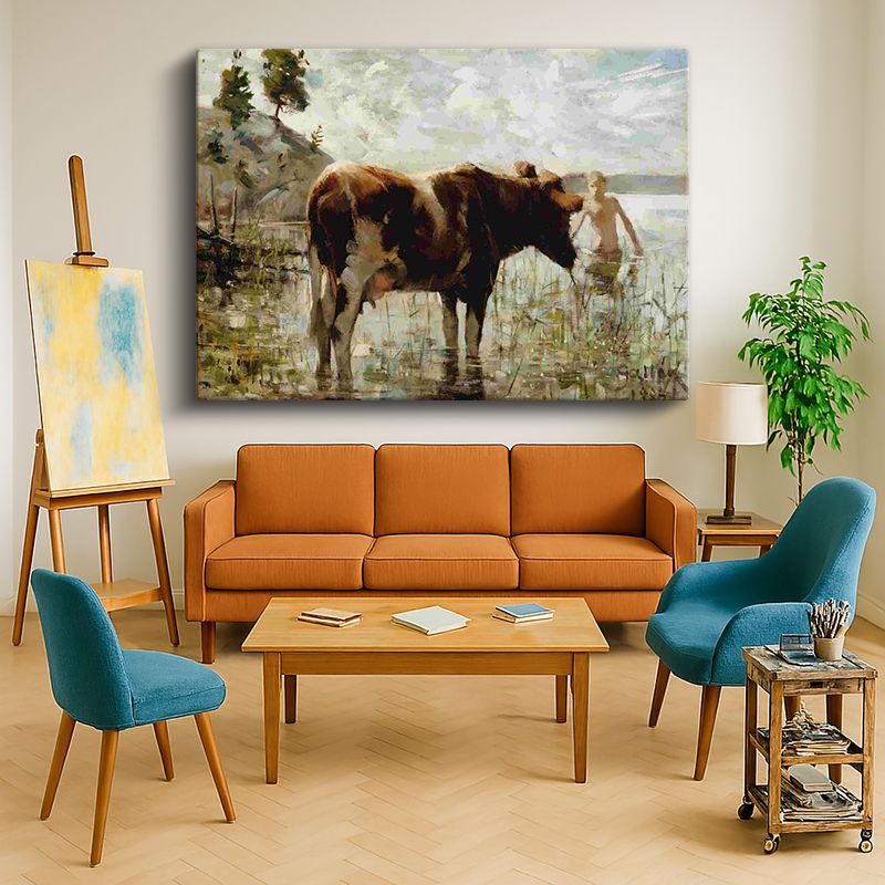 Ressam Kanvas Tablo 878