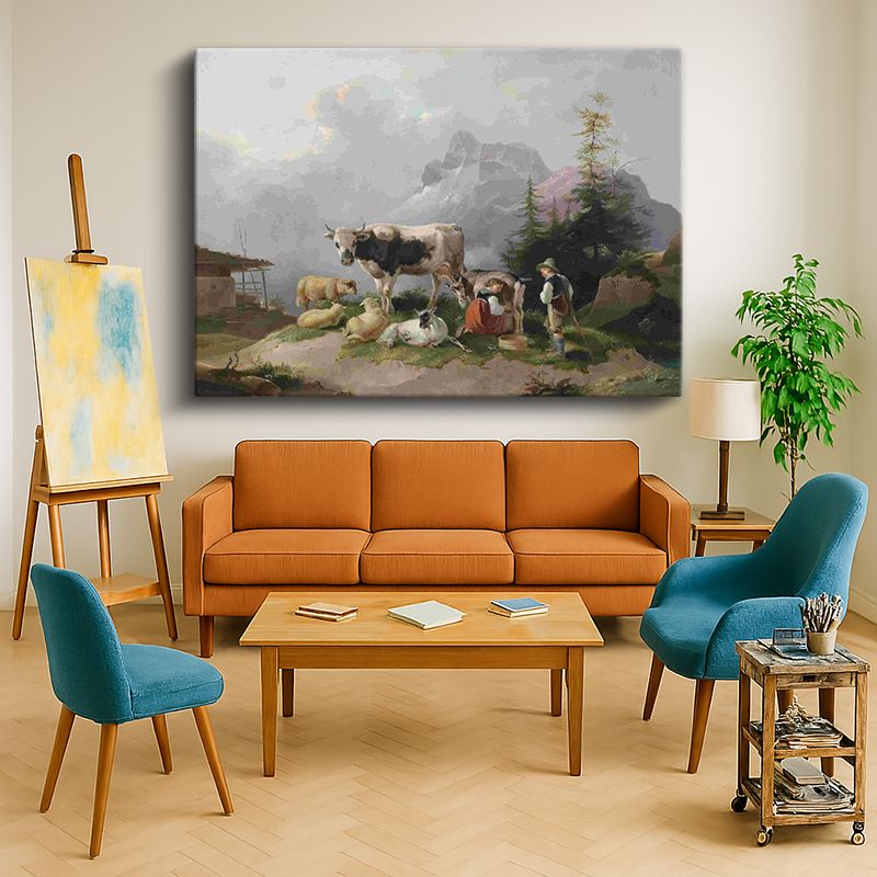 Ressam Kanvas Tablo 880