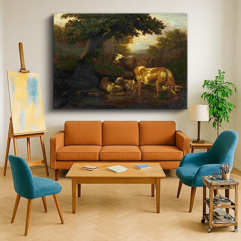 Ressam Kanvas Tablo 883