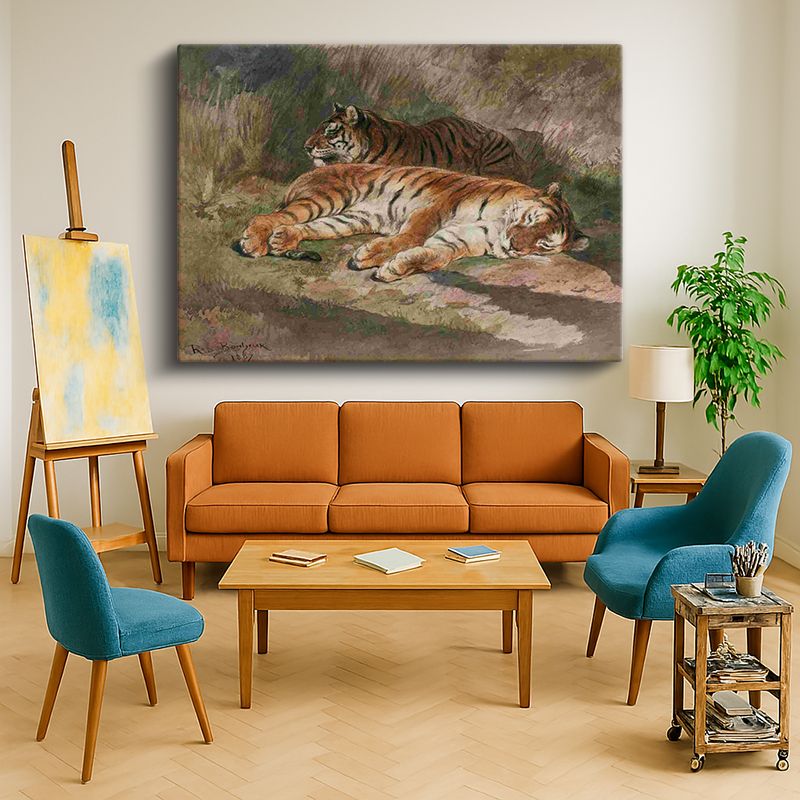 Ressam Kanvas Tablo 888