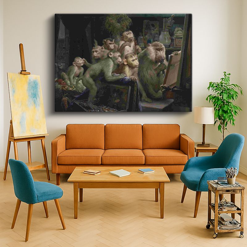 Ressam Kanvas Tablo 903