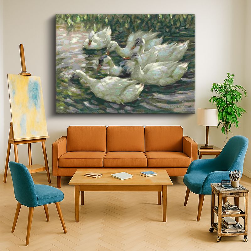 Ressam Kanvas Tablo 908