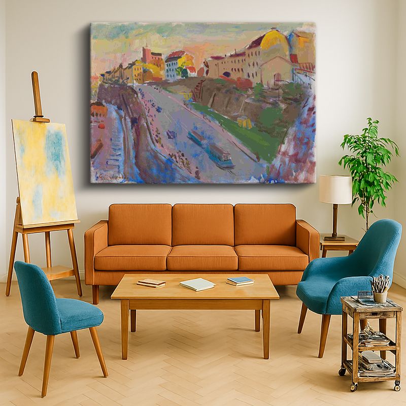 Ressam Kanvas Tablo 912