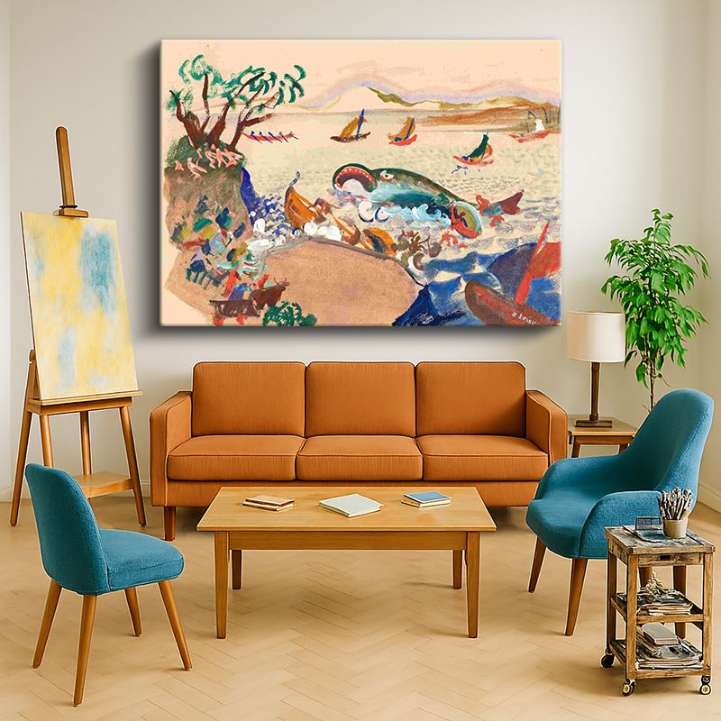 Ressam Kanvas Tablo 914