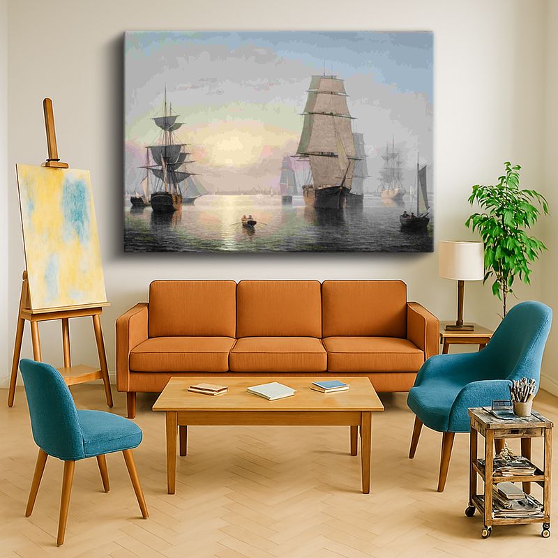 Ressam Kanvas Tablo 915