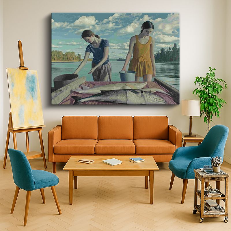 Ressam Kanvas Tablo 934