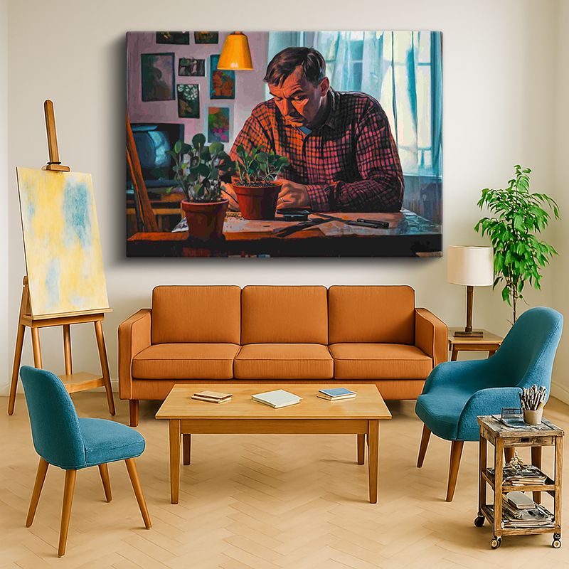 Ressam Kanvas Tablo 941