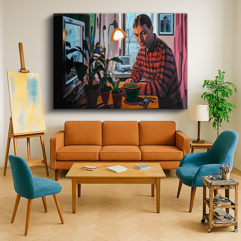 Ressam Kanvas Tablo 942