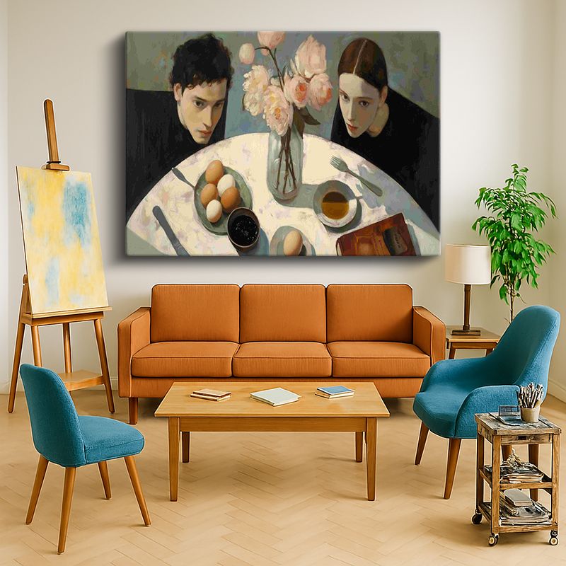 Ressam Kanvas Tablo 953