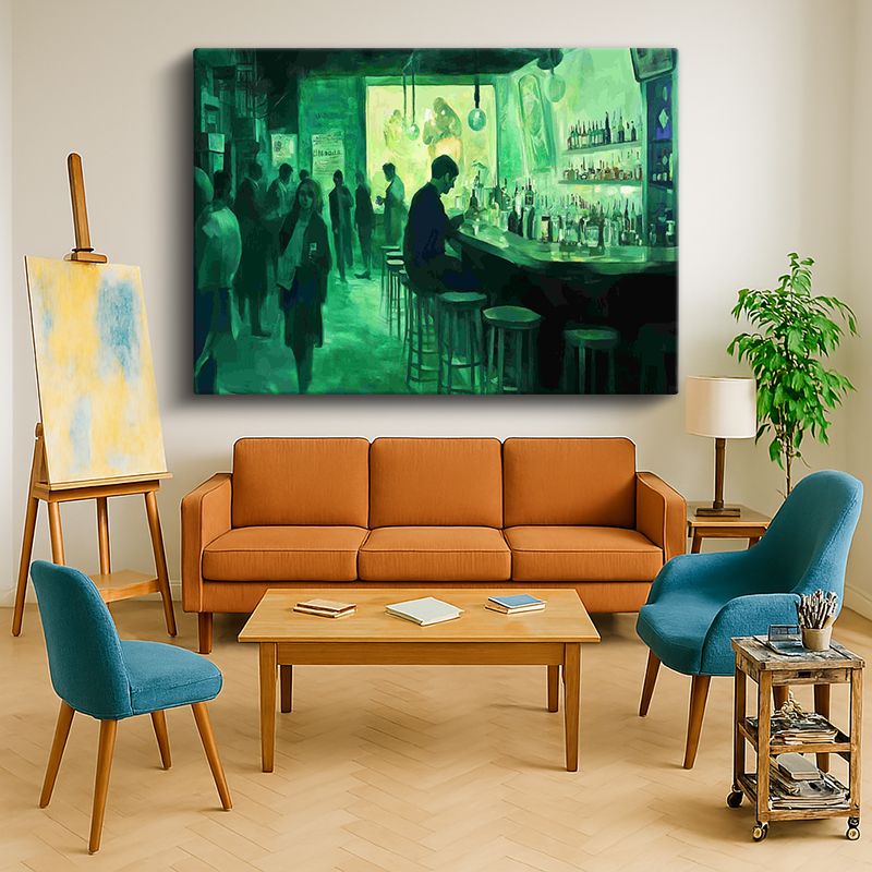 Ressam Kanvas Tablo 957