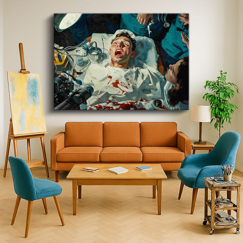 Ressam Kanvas Tablo 962