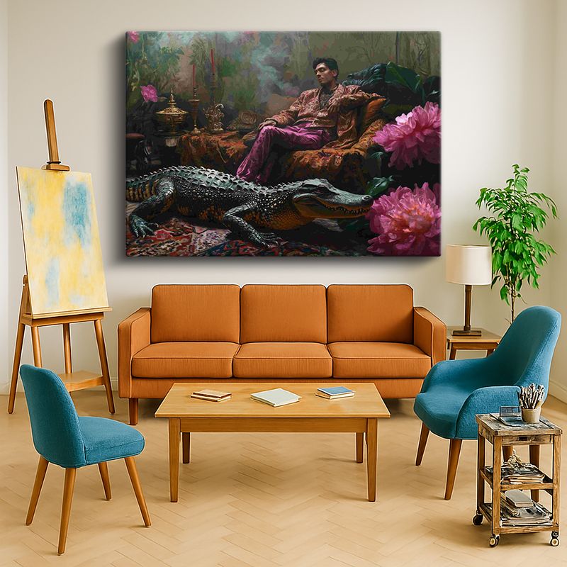 Ressam Kanvas Tablo 963