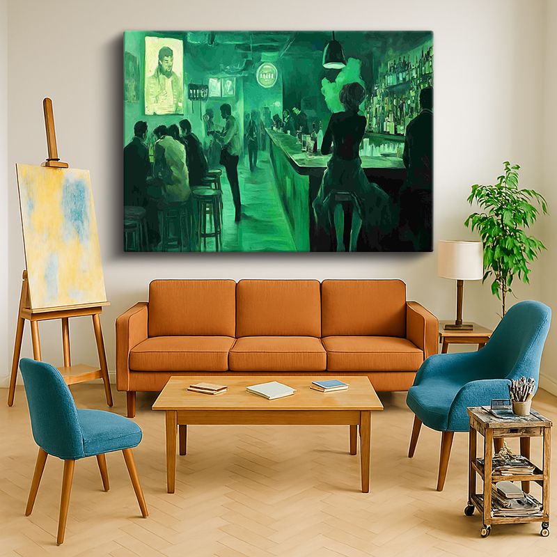 Ressam Kanvas Tablo 964