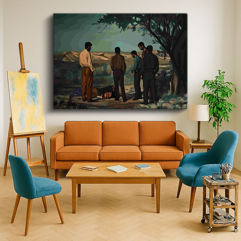 Ressam Kanvas Tablo 968