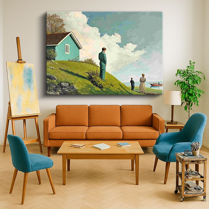 Ressam Kanvas Tablo 969