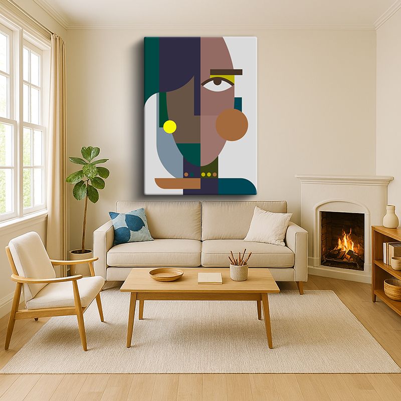 Sanatsal & Vektörel Kanvas Tablo 12