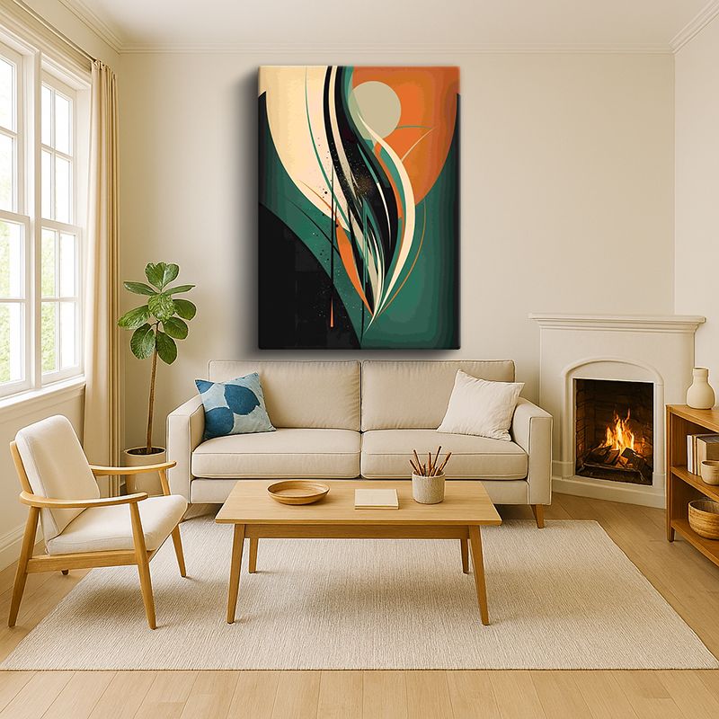 Sanatsal & Vektörel Kanvas Tablo 13