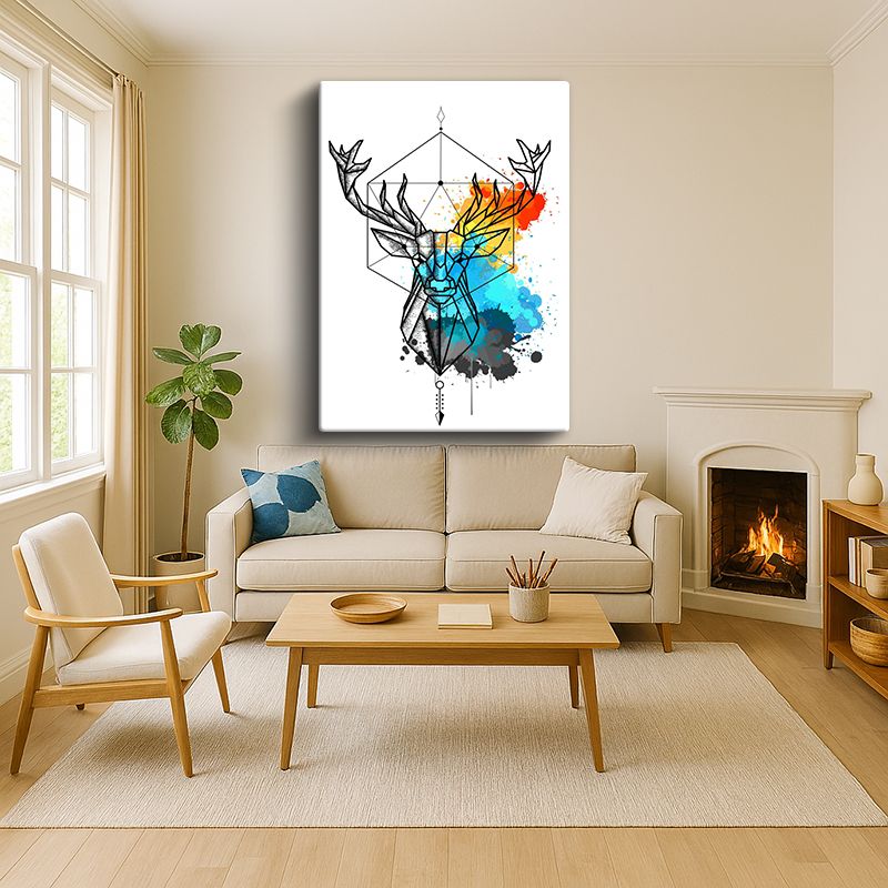 Sanatsal & Vektörel Kanvas Tablo 16