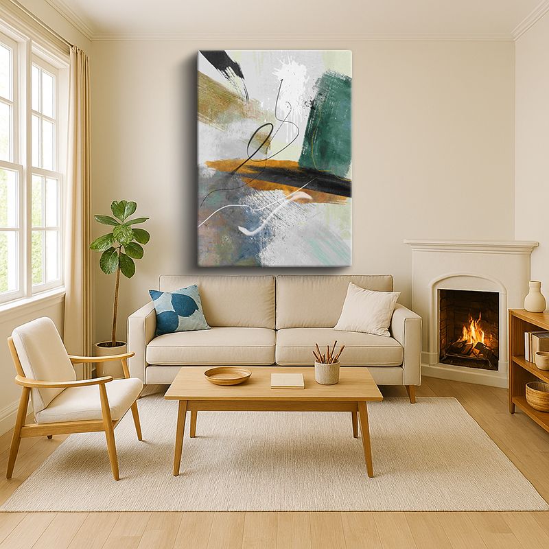 Sanatsal & Vektörel Kanvas Tablo 21