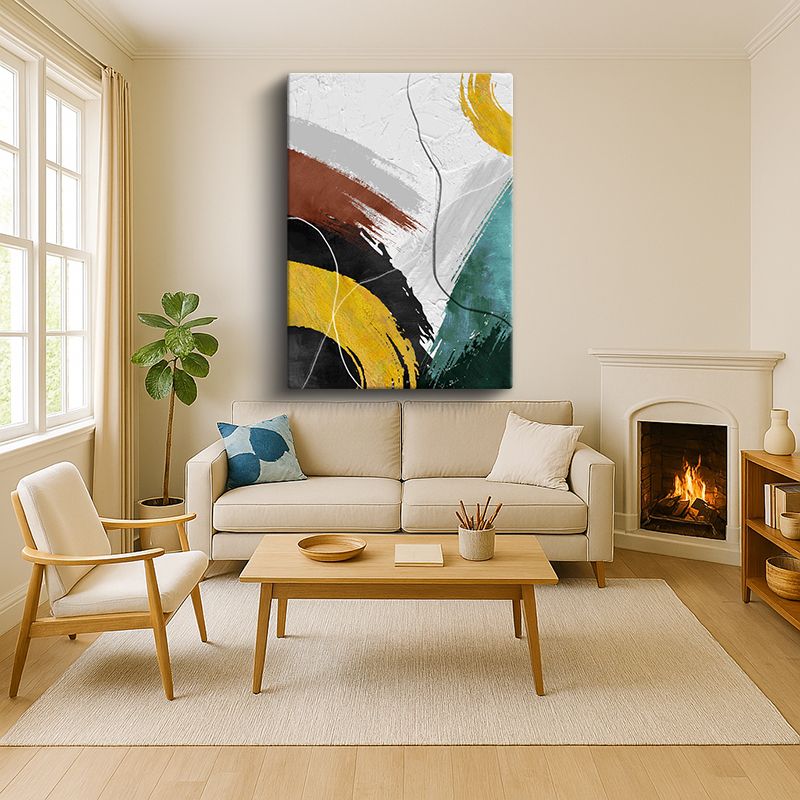 Sanatsal & Vektörel Kanvas Tablo 22