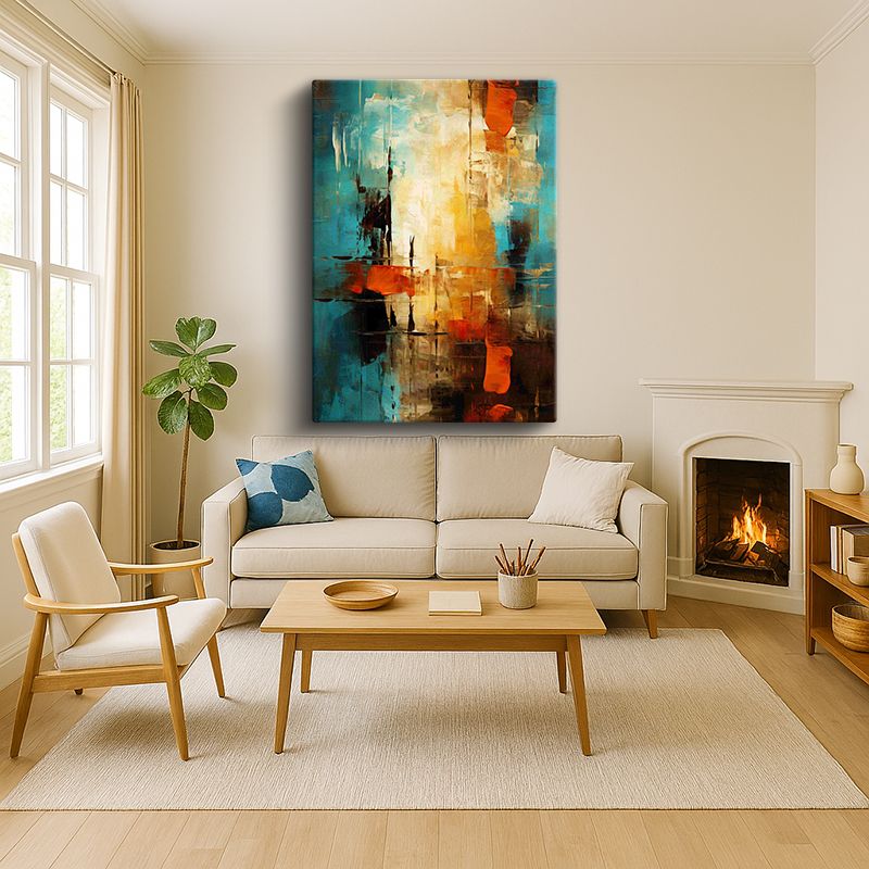 Sanatsal & Vektörel Kanvas Tablo 24