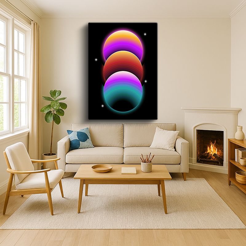 Sanatsal & Vektörel Kanvas Tablo 52