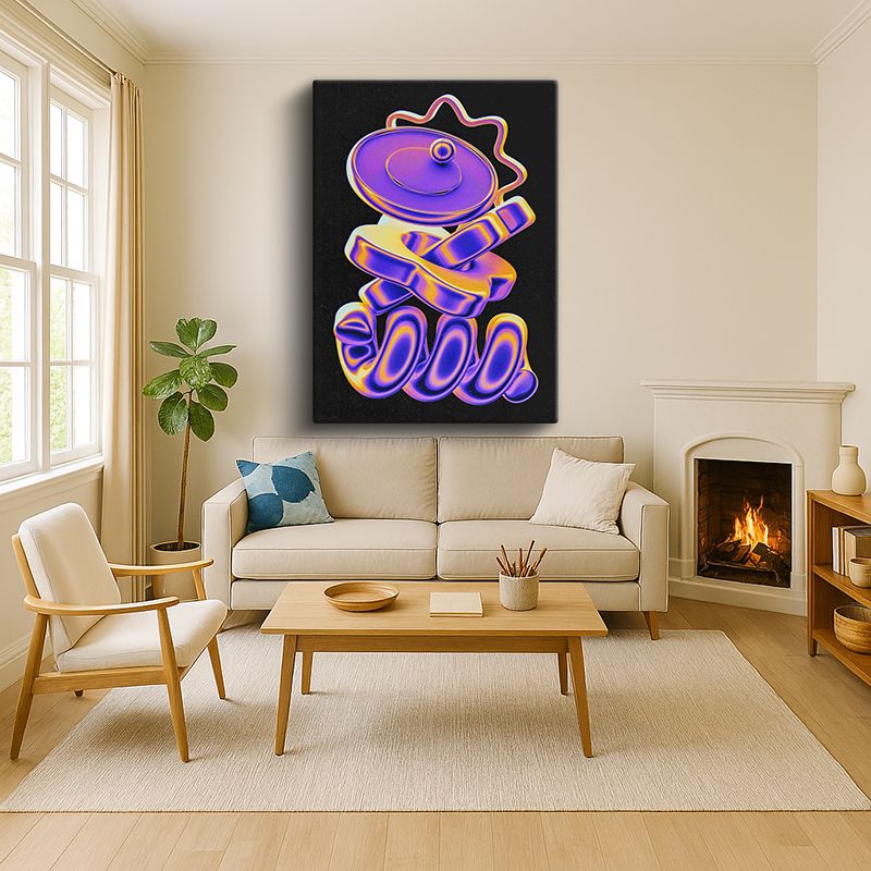 Sanatsal & Vektörel Kanvas Tablo 63