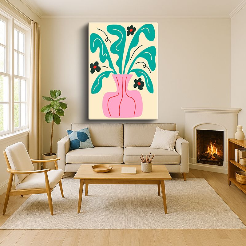 Sanatsal & Vektörel Kanvas Tablo 118