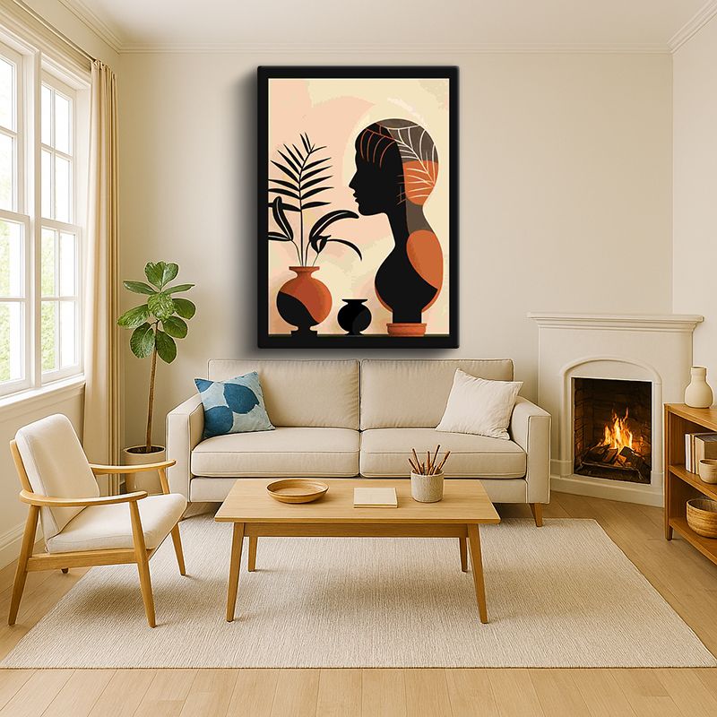 Sanatsal & Vektörel Kanvas Tablo 163