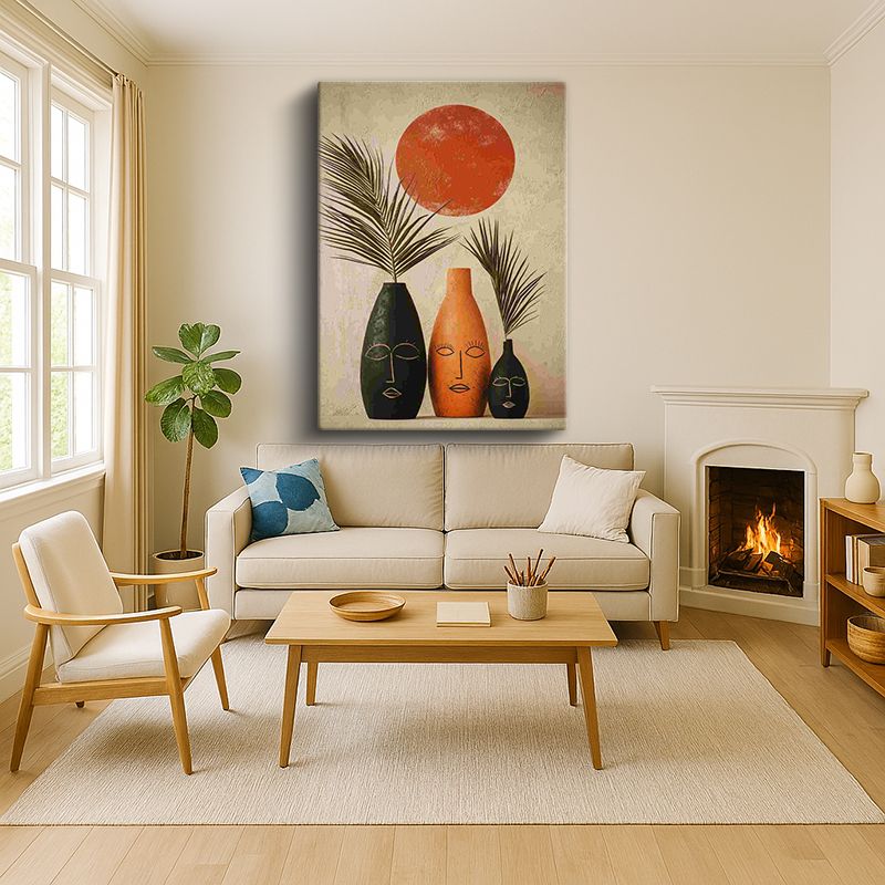 Sanatsal & Vektörel Kanvas Tablo 166