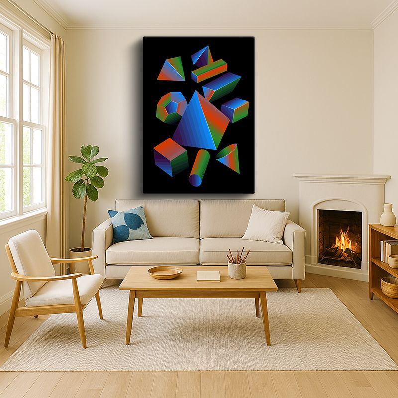 Sanatsal & Vektörel Kanvas Tablo 222