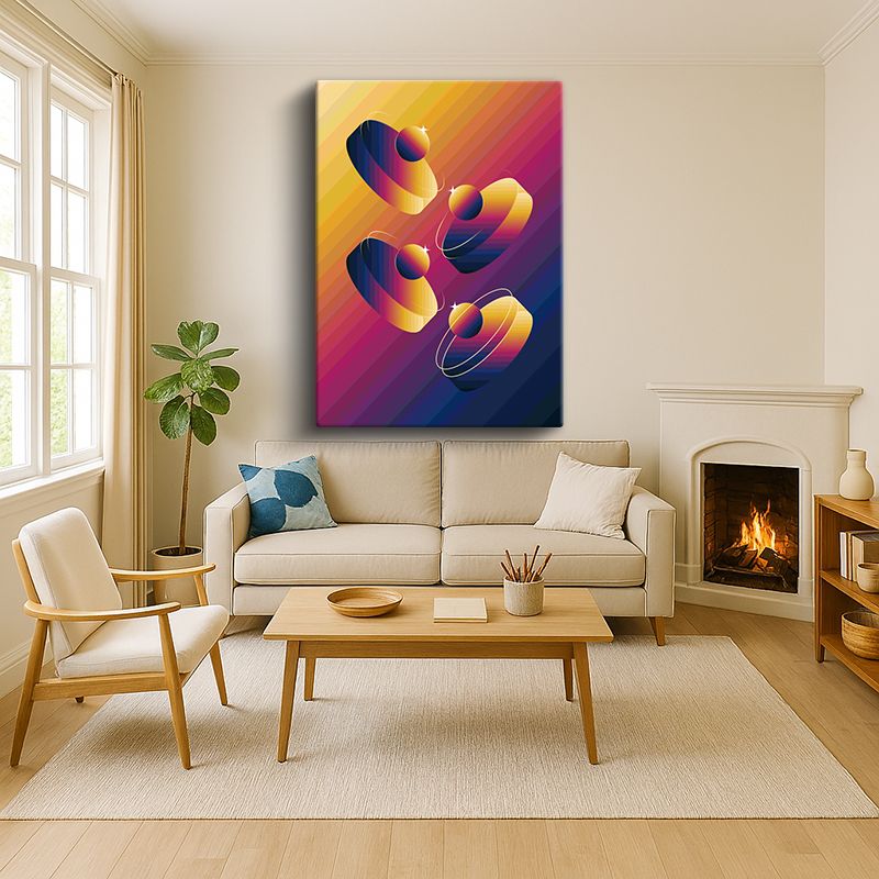 Sanatsal & Vektörel Kanvas Tablo 241