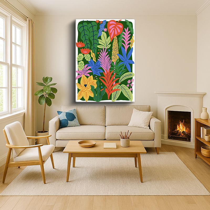 Sanatsal & Vektörel Kanvas Tablo 278