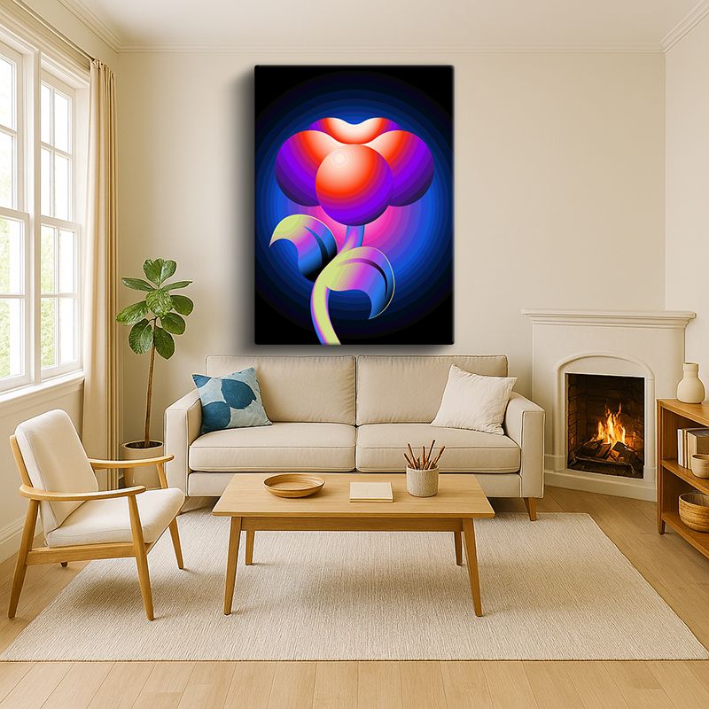 Sanatsal & Vektörel Kanvas Tablo 297