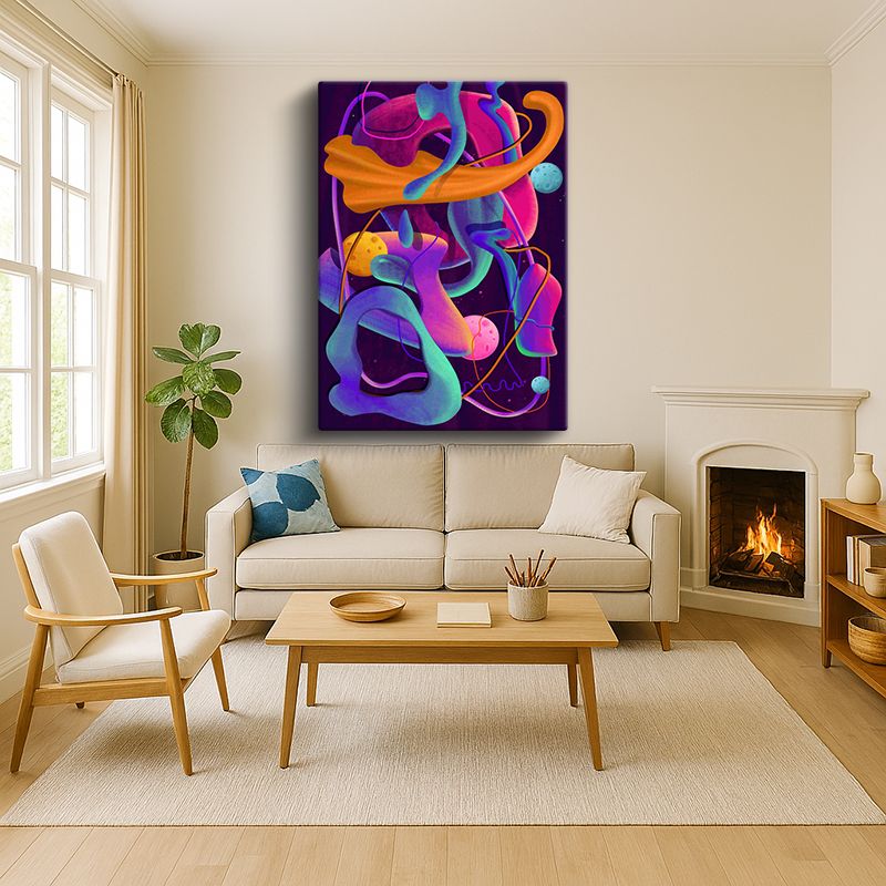 Sanatsal & Vektörel Kanvas Tablo 320