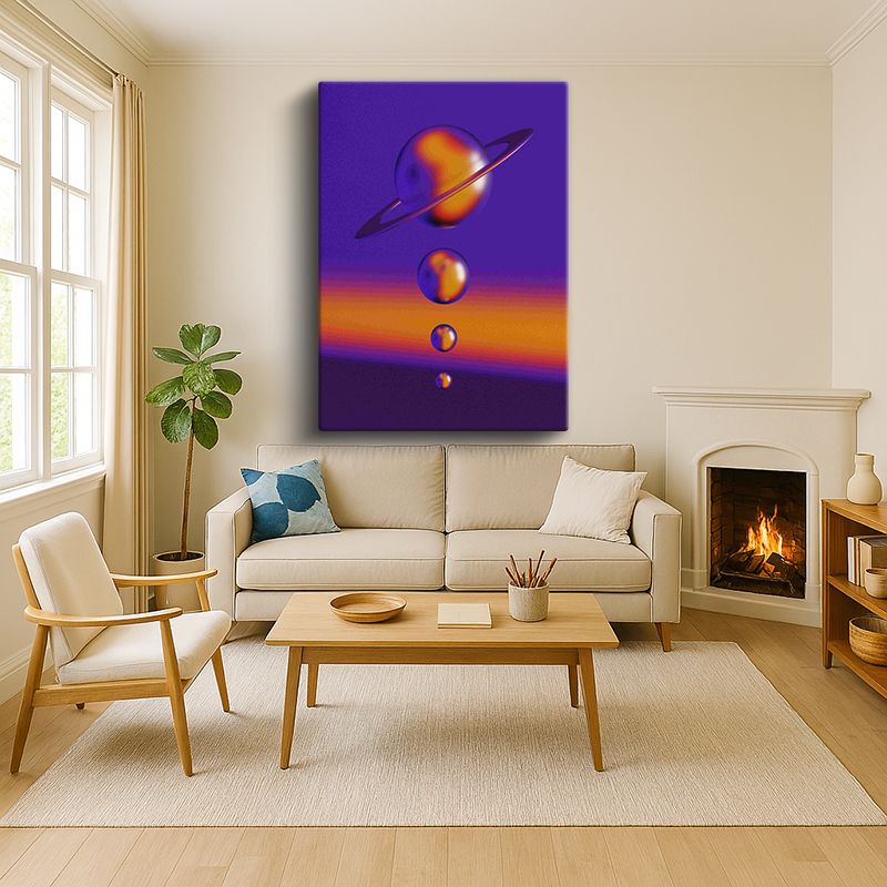 Sanatsal & Vektörel Kanvas Tablo 324