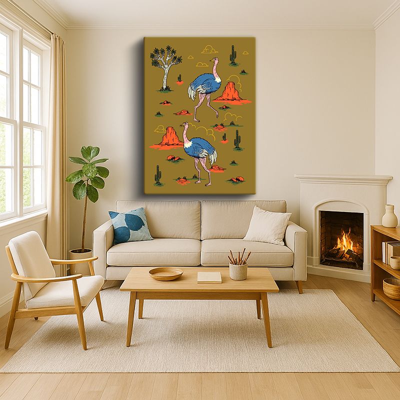 Sanatsal & Vektörel Kanvas Tablo 327