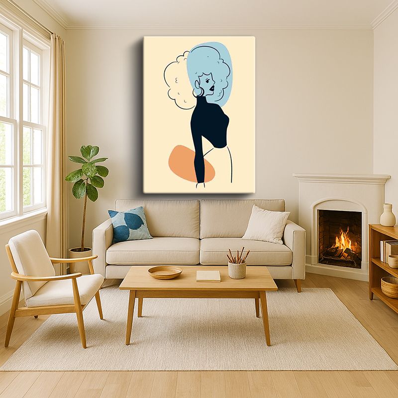 Sanatsal & Vektörel Kanvas Tablo 454