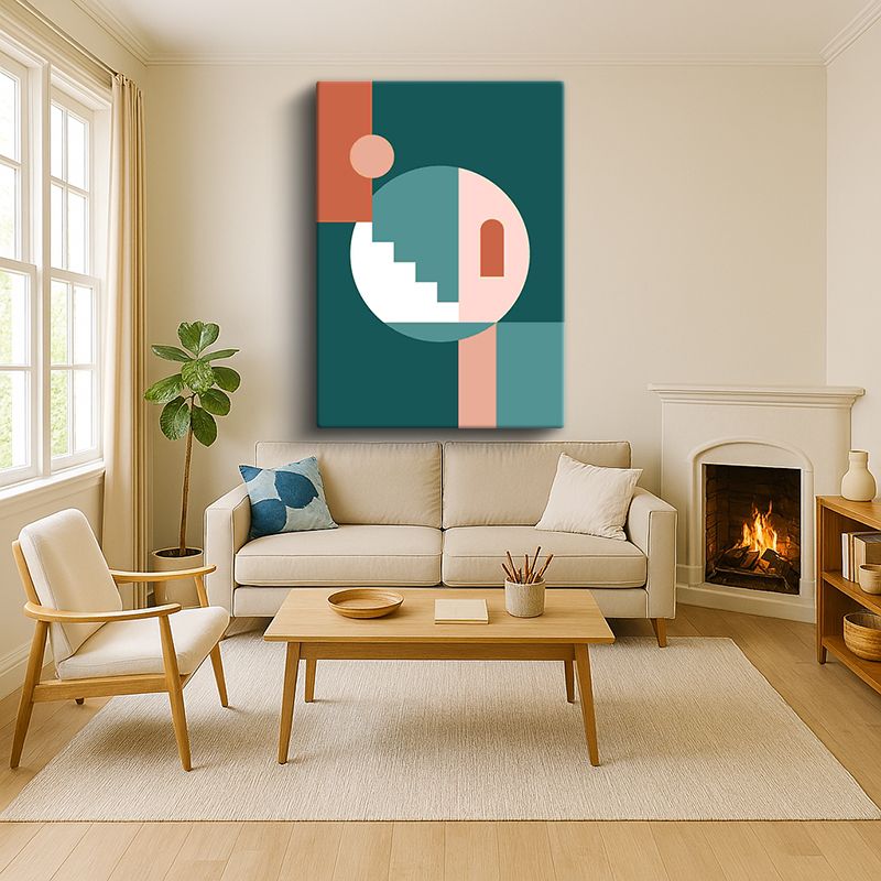 Sanatsal & Vektörel Kanvas Tablo 502