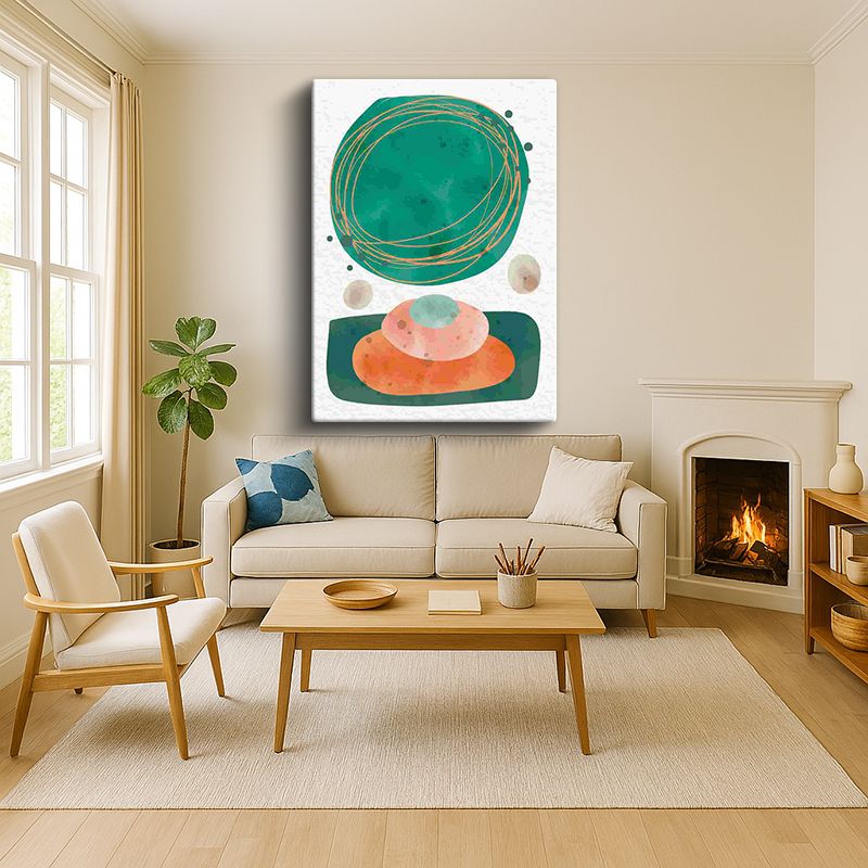 Sanatsal & Vektörel Kanvas Tablo 507