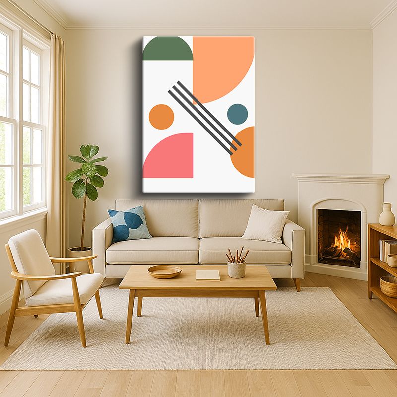 Sanatsal & Vektörel Kanvas Tablo 526