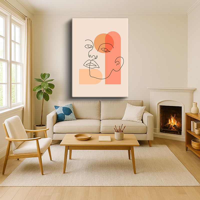 Sanatsal & Vektörel Kanvas Tablo 529