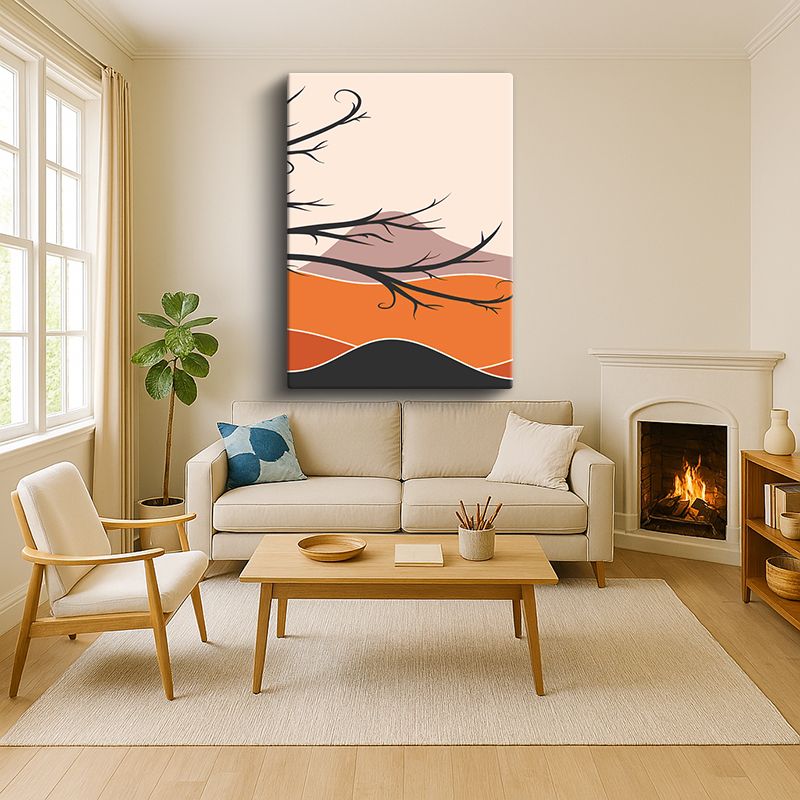 Sanatsal & Vektörel Kanvas Tablo 532