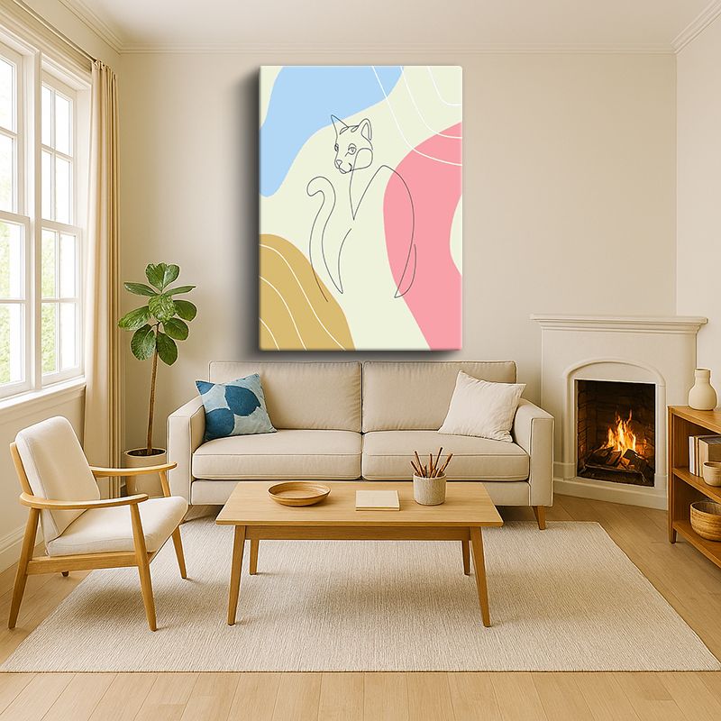 Sanatsal & Vektörel Kanvas Tablo 554