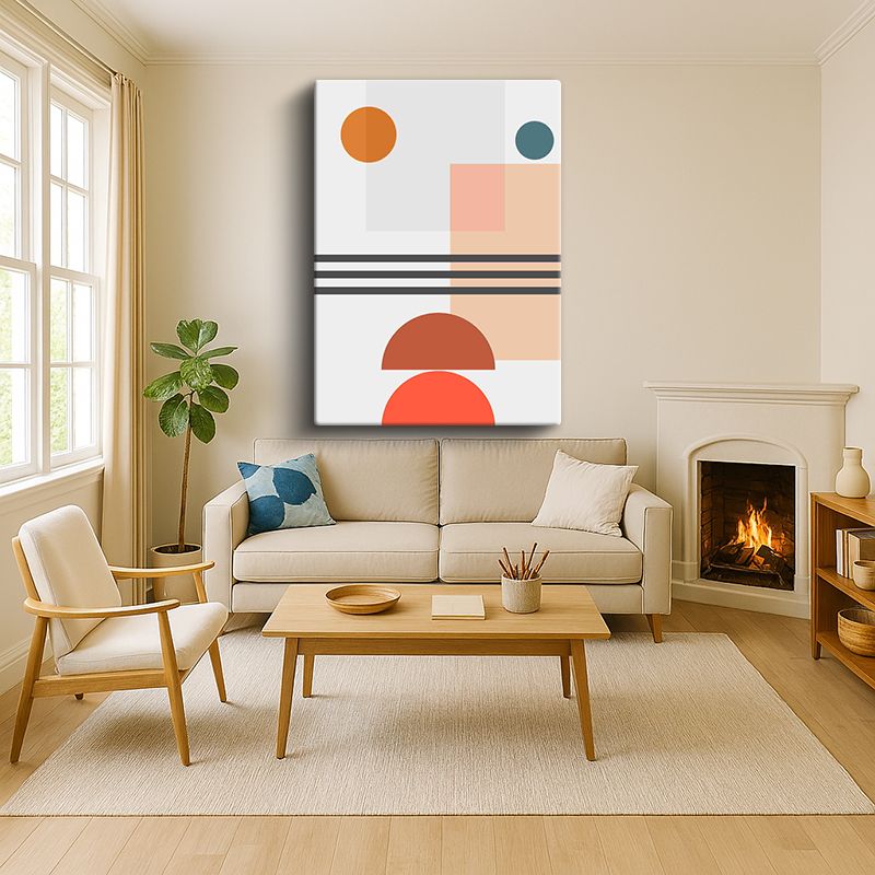 Sanatsal & Vektörel Kanvas Tablo 566