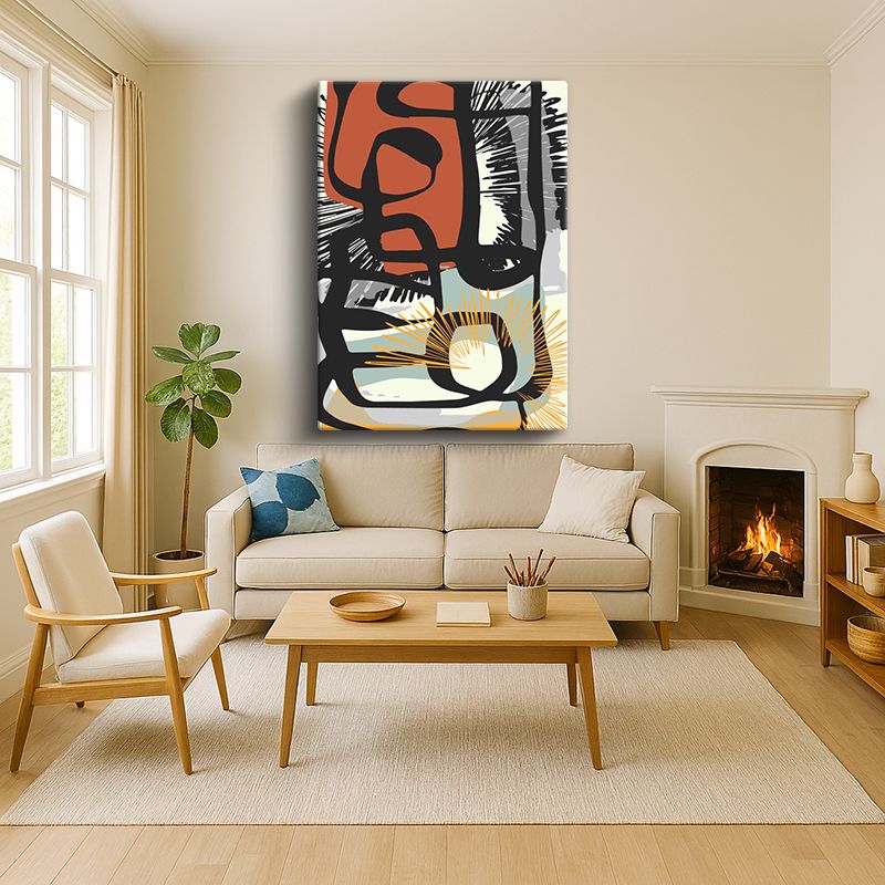 Sanatsal & Vektörel Kanvas Tablo 590