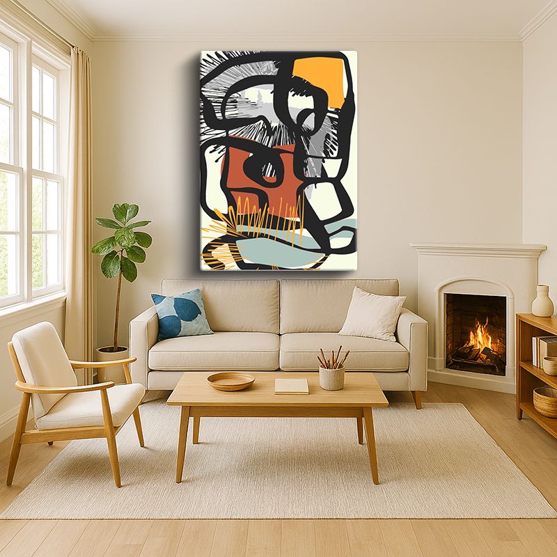 Sanatsal & Vektörel Kanvas Tablo 591