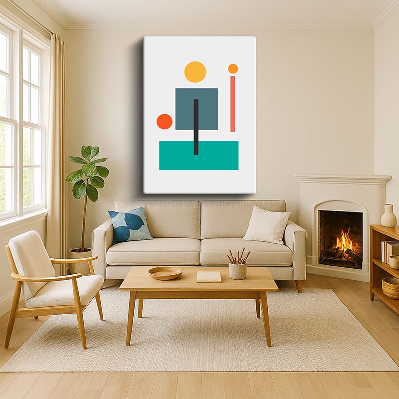 Sanatsal & Vektörel Kanvas Tablo 598