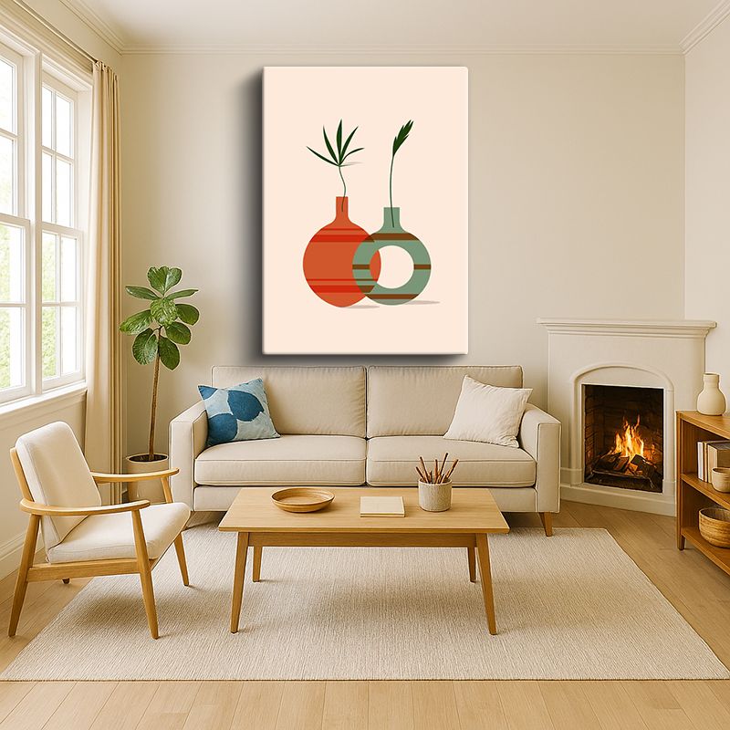 Sanatsal & Vektörel Kanvas Tablo 605