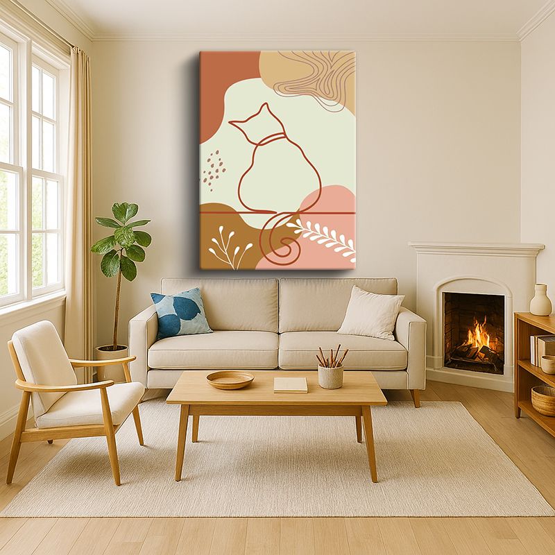 Sanatsal & Vektörel Kanvas Tablo 607